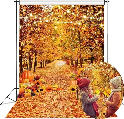 7x5ft autumn forest falling - 7x5ft,
