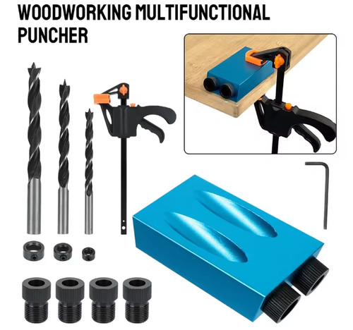15pcs pocket hole - pocket, jig