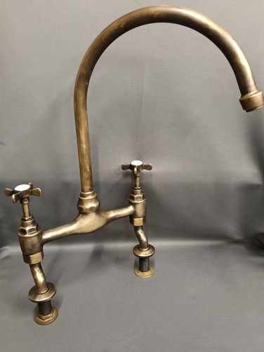 Bare aged brass kitchen - kitchen, mixer