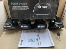 THULE 757 (now 7104) Foot pack for raised open rails VERY GOOD  CONDITION