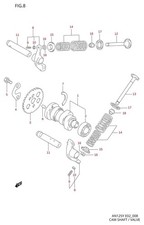 Suzuki Genuine Roller CS125 D Cam Shaft Valve Engine Drivetrain 09261-05005-000