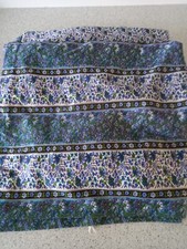 Vintage Handmade Blue & Floral