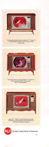 1960s rca color vintage - 1960s,