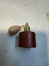 Vintage Frosted Brown Glass