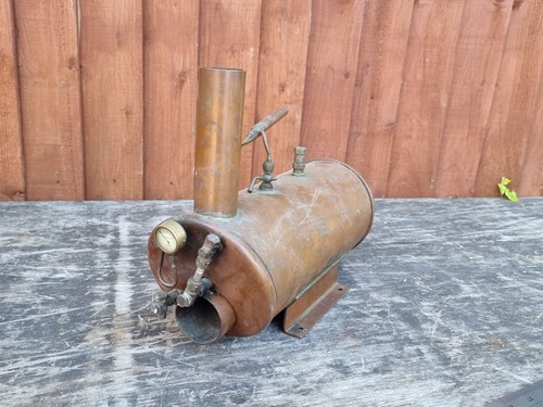 Live steam marine - , boiler