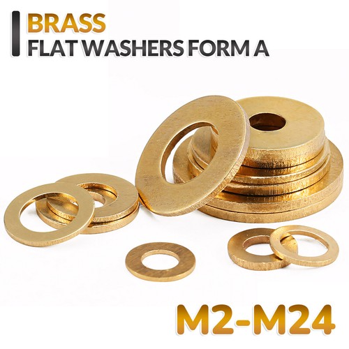Flat washers form brass m2 - flat,
