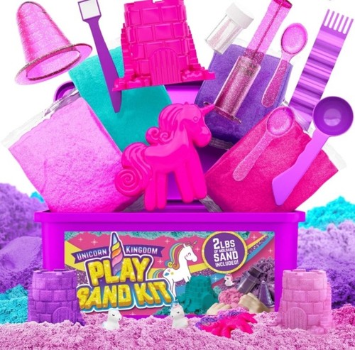Unicorn sensory bin - unicorn, kingdom