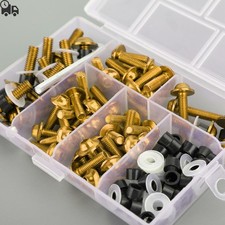 158pcs Motorbike Gold Fastener