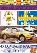 DECAL LANCIA DELTA INTEGRALE 16V P.EKLUND RAC R. 1990 12th (06)