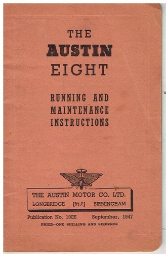 Austin eight saloon original - saloon,
