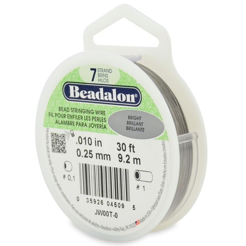 Beadalon bead wire - bead, 0.010"