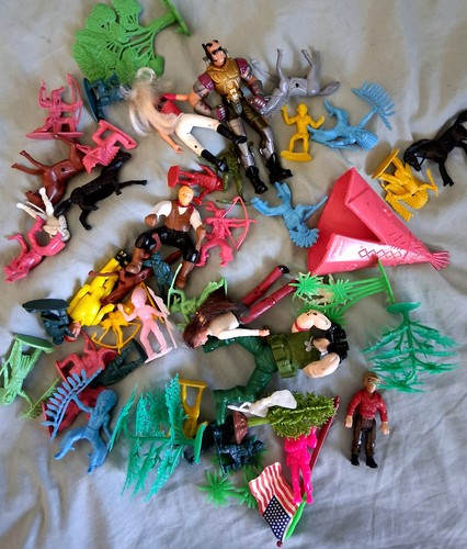 Vintage toys grab bag lot - vintage,