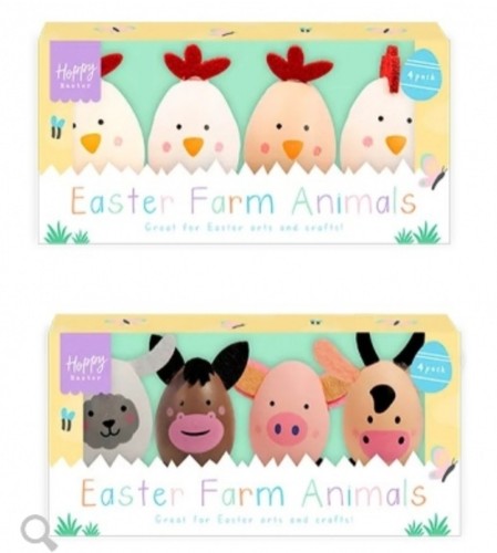 Hoppy easter farm animals - hoppy,