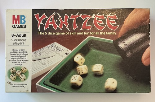 Vintage 1985 games yahtzee - 1985,