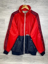 Vintage Adidas Ventex 1980's Jacket windbreaker Made In France, Sz Large, D7, 52