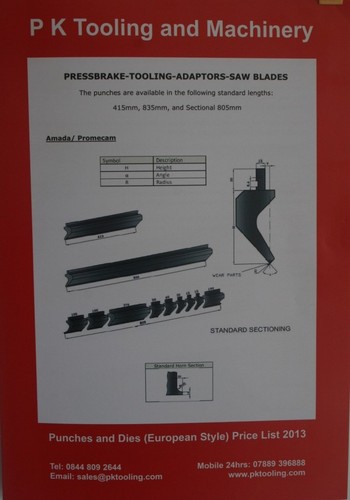 Press brake tooling catalogue - brake,