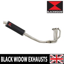 ZX7R ZX7-R Full Exhaust System Round Black Silencer End Can BN40R