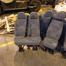 Ford Transit MK7 Minibus Passenger Front Double Seat with Belts & Buckles #10