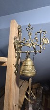 Vintage Brass  Wall Mounted Pull Door Bell