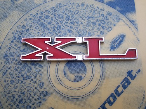 Genuine ford badge - xl,