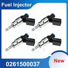 4XPetrol Fuel Injectors For VW Golf Audi S3 8P TT 2.0 TFSI 0261500037 06F906036F