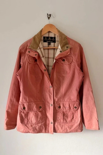 Vintage barbour pink waxed - vintage,