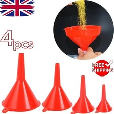 4pc Funnel Set Plastic Pouring