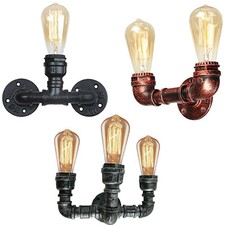 Industrial Wall Pipe Lamp