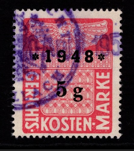 Austria 1948 court fee - 5g,