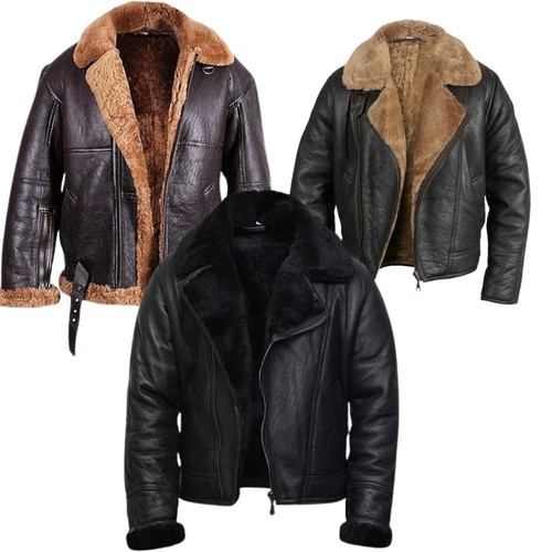 Men handmade real - real, sheepskin