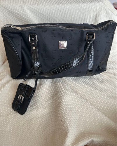 Mcm boston bag - with, pouch