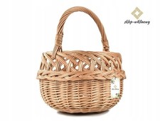 Wicker Shopping Basket Natural