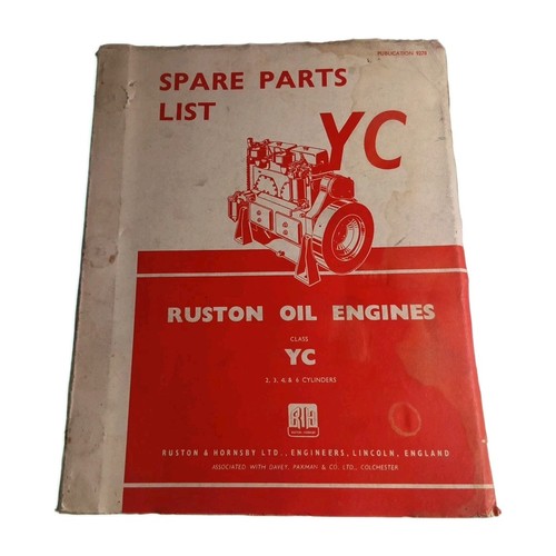 Ruston oil engines spare parts - engines,