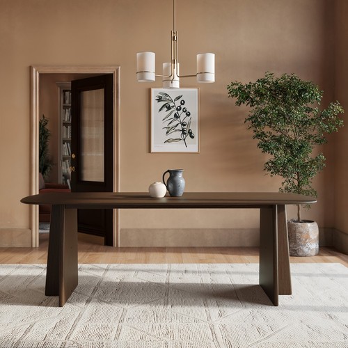 Rectangular walnut dining - rectangular,