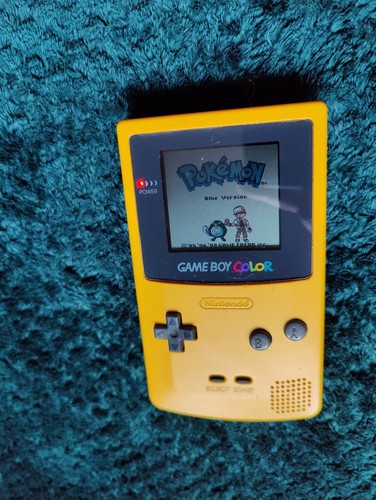 Nintendo game boy color yellow - nintendo,