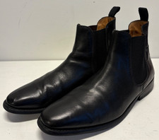Lake Chatworth Country Walkers Mens Black Leather Chelsea Boots UK Size 11
