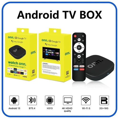 Onn android box 8gb - onn,