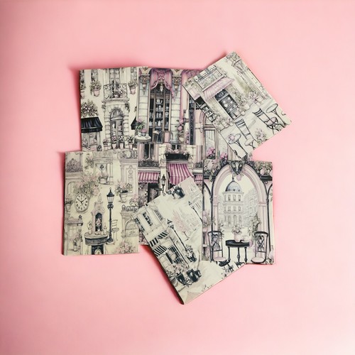 Vintage style café card - café,