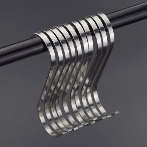 Hooks flat stainless steel - flat,