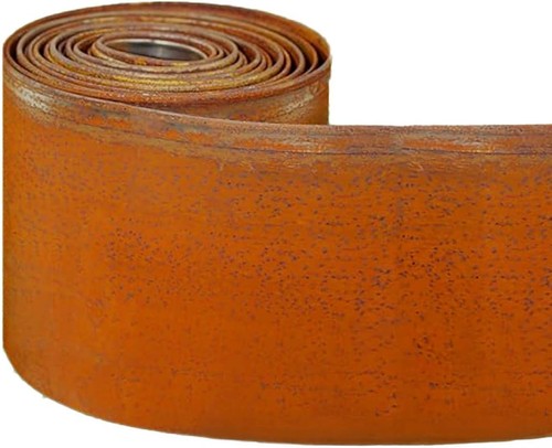 Corten steel metal lawn edging - steel,