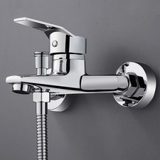 Chrome Wall Mounted Bath
