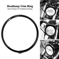 5.75" Black Headlight Lamp