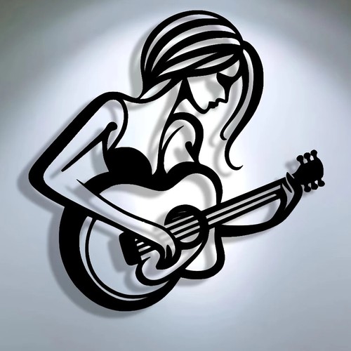 Abstract guitarist metal - guitarist,