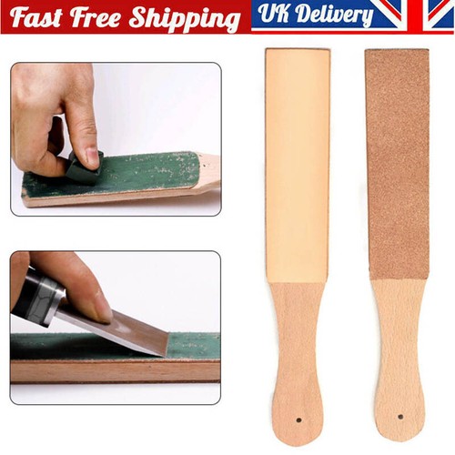 Dual sided leather blade - blade, strop