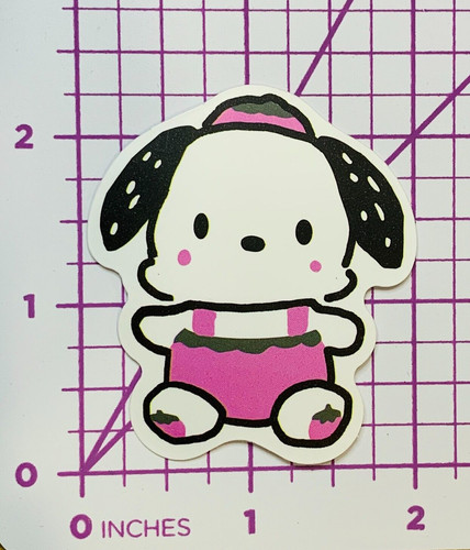 Pochacco sticker vinyl - pochacco,