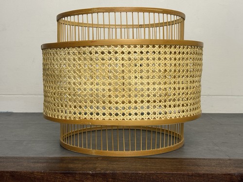 Large mid century wicker - large,