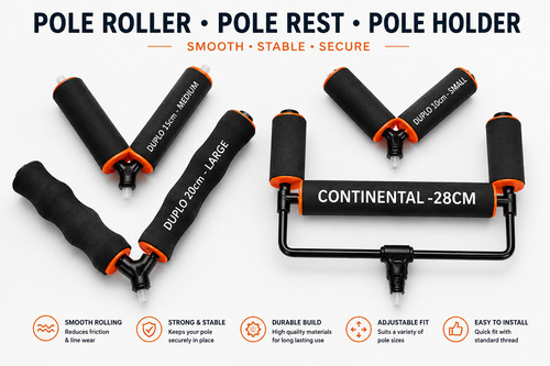 Pole roller - roller,, rest