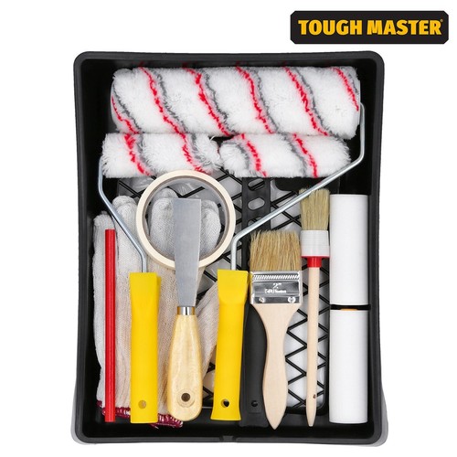 Tough master paint roller - paint, tray
