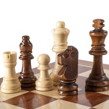Large Chess Wooden Set Pieces