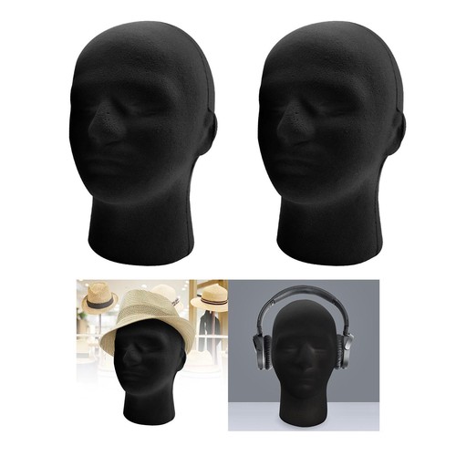 Male mannequin head durable - male,